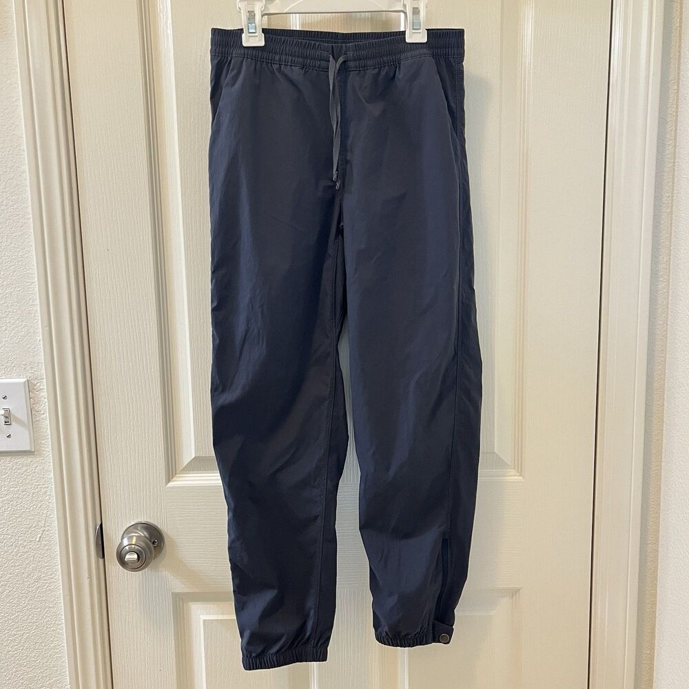 Patagonia Kids Quandary Pants Hiking Joggers Lightweight Smolder Blue Size XL 14